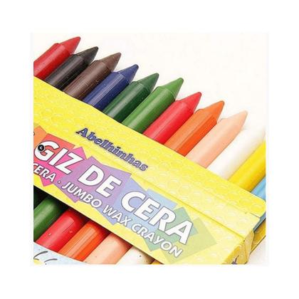 Imagem de Giz de Cera Acrilex 12 Cores 48g