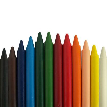 Imagem de Giz De Cera Acrilex Traço Macio Super Cobertura - 12 Cores