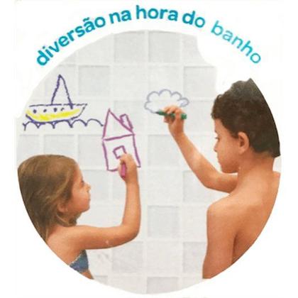 Giz de Cera Colorido 6 Cores Risque e Apague Buba Imagem de Giz de Cera Colorido 6 Cores Risque e Apague Buba