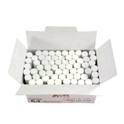 Imagem de Giz Escolar Lousa com 64 Und  - Branco Comum