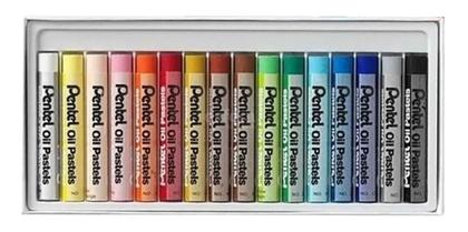 Imagem de Giz Pastel Oleoso 16 Cores Pentel Arts - PHN-16