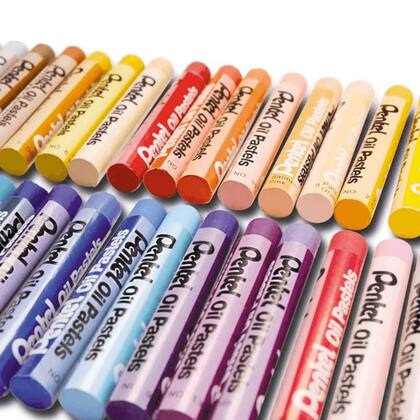 Imagem de Giz Pastel Oleoso 16 Cores - Pentel