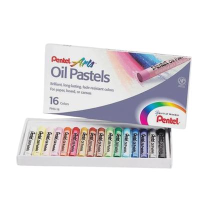 Imagem de Giz Pastel Oleoso Pentel Pnh Caixa com 12 Cores