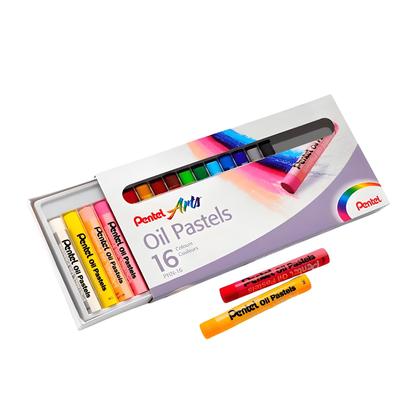 Imagem de Giz Pastel Oleoso Pentel Pnh Caixa com 12 Cores