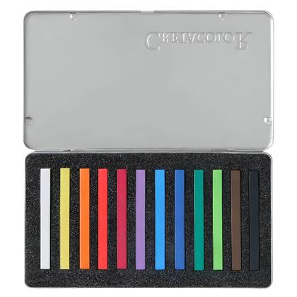 Imagem de Giz Pastel Seco Cretacolor Hard Carré 12 Cores