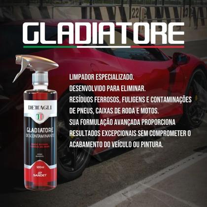 Imagem de Gladiatore Limpa Rodas Descontaminante Ferroso 500ML - Dettagli