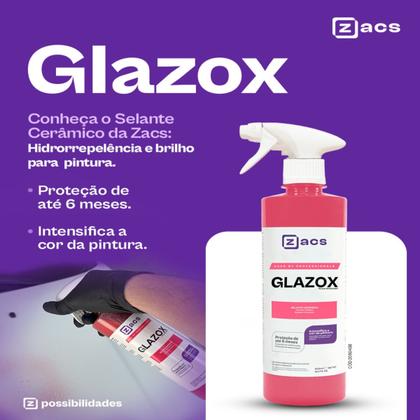 Imagem de Glazox Selante Cerâmico Coating Brilho Proteção 500ML - Zacs