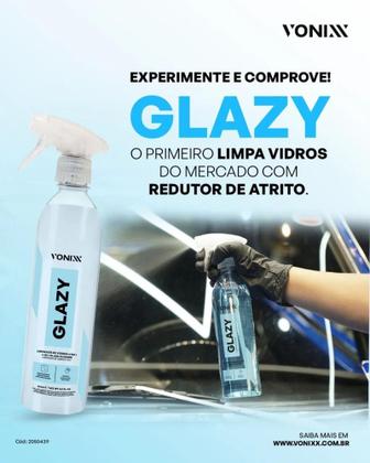 Imagem de Glazy Limpa Vidros Espelhos Redutor Atrito 500ML - Vonixx