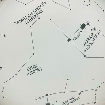 Imagem de Globo Celeste Cielo Branco Luminoso Lâmpada Led 30cm Diâmetro