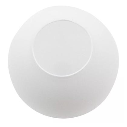 Imagem de Globo de Vidro 14cm de Diâmetro Leitoso Fosco Esfera Bola Encaixe 5cm