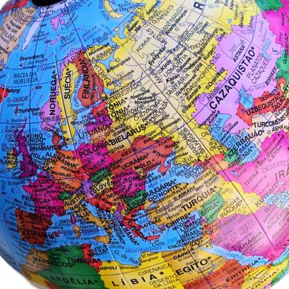 Imagem de Globo Terrestre Decorativo + Mapa do Brasil e Mapa Mundi Gigantes