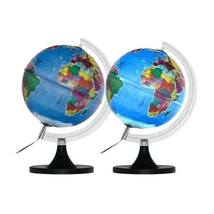 Imagem de Globo Terrestre Gênio Político Iluminado - 21cm