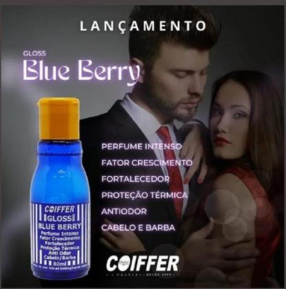 Imagem de Gloss Blue Berry Coiffer 80ml Óleo para Cabelo e Corpo