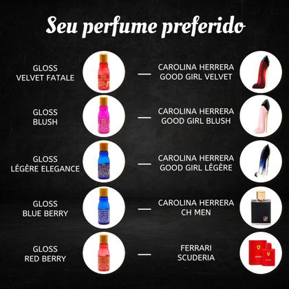 Imagem de Gloss Blue Berry Coiffer 80ml Perfume capilar