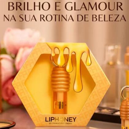 Imagem de Gloss de Mel Labial Dourado Presente Perfeito para Menina