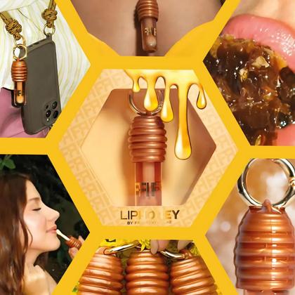 Imagem de Gloss de Mel Labial Dourado Presente Perfeito para Menina