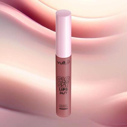 Imagem de Gloss Labial Glossy Lips Rosado 24/7 Vult 5,2ml