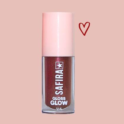 Imagem de Gloss Labial Glow Nº 04 5ml Safira Cosméticos