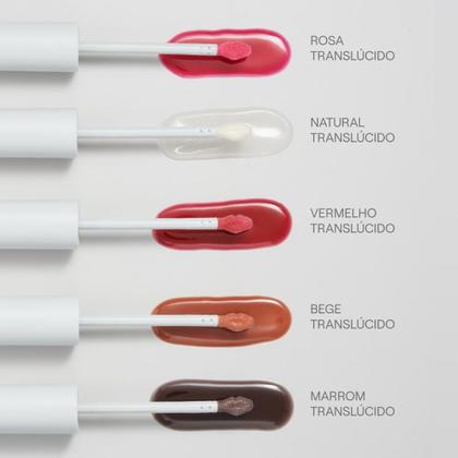Imagem de Gloss Labial Hidra Lábios Boca Rosa Hidratante Não Pegajoso 3g