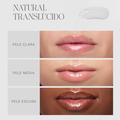 Imagem de Gloss Labial Hidra Lábios Boca Rosa Hidratante Não Pegajoso 3g