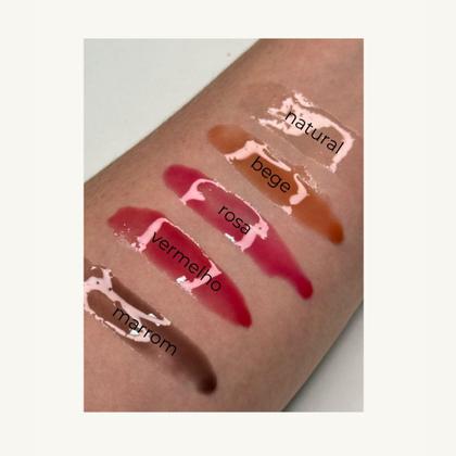 Imagem de Gloss Labial Hidra Lábios Boca Rosa Hidratante Não Pegajoso 3g