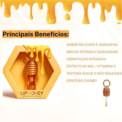 Imagem de Gloss Labial Lip Honey Com Aroma De Mel Hidratação Com Mel 5ml