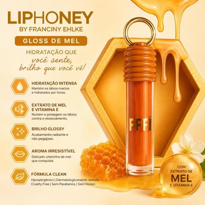 Imagem de Gloss Labial Liphoney Fran By Franciny Ehlke Mel Hidratação