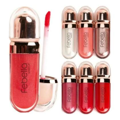 Imagem de Gloss Labial Super Brilhante 3d Glitter Gloss Das Blogueiras