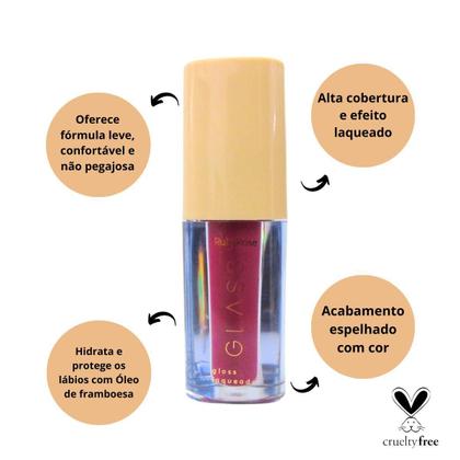 Imagem de Gloss Laqueado Ruby Rose Glass Bg05 3Ml