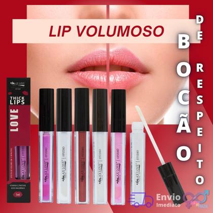 Imagem de Gloss Lip 06 Efeito Volumoso Menthol Ácido Hialurônico 5ml