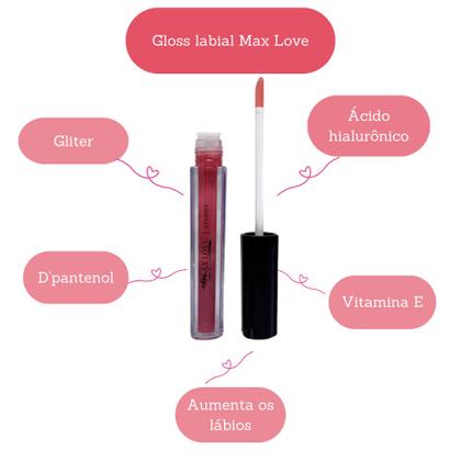 Imagem de Gloss Lip Volumoso Quente Gloss Max Love Cor 154