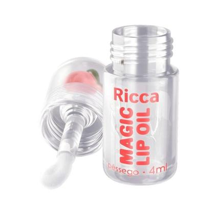 Imagem de Gloss Magic Lip Oil Pêssego Ricca Brilho Labial Líquido Hidratante 4ml