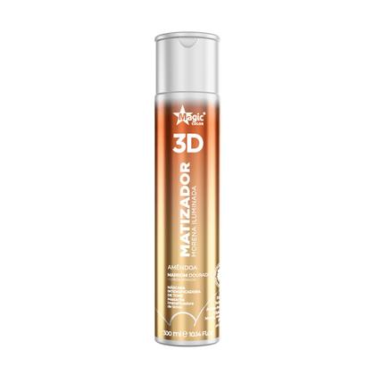 Imagem de Gloss Matizador 3D Morena Iluminada Amêndoa Magic Color  Efeito Marrom dourado 300ml