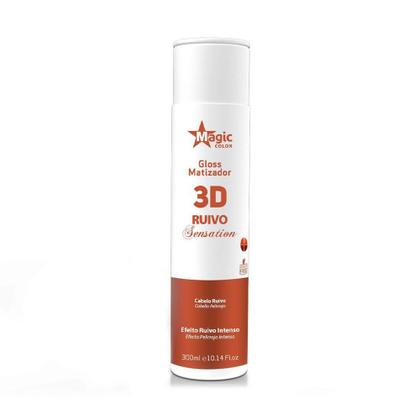 Imagem de Gloss Matizador Efeito Ruivo 3d Magic Color 300ml