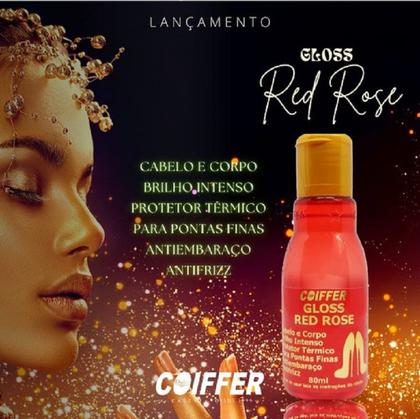Imagem de Gloss Red Rose Coiffer 80ml Reparador de Pontas