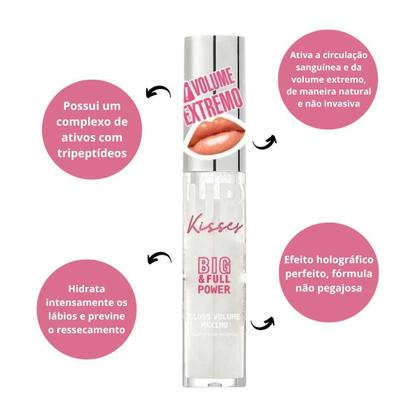 Imagem de Gloss Volume Máximo Ruby Kisses Big E Full Power 4,5ml