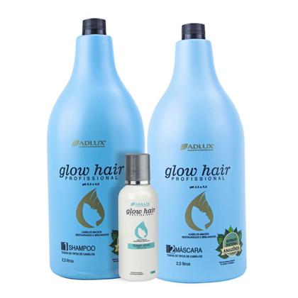 Imagem de Glow Hair 2,5 Adlux 3 Passos  Com As Válvulas Inclusas