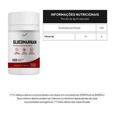 Imagem de Glucomannan 500MG 100 cápsulas