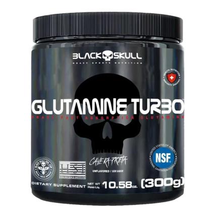 Imagem de Glutamina Turbo 300g + Beta Alanina Pura 100g Black Skull