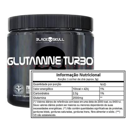 Imagem de Glutamina Turbo Black Skull 300g