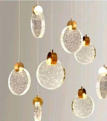 Imagem de Gmh pendente led lua 3w gold p-lua-gold bivolt - GMH TRADE