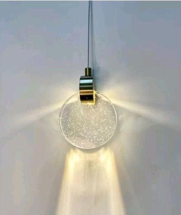 Imagem de Gmh pendente led lua 3w gold p-lua-gold bivolt - GMH TRADE