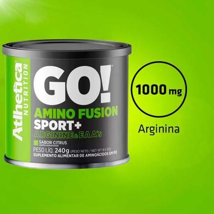 Imagem de Go! Amino Fusion Sport + - Citrus - (240g) - Atlhetica Nutrition
