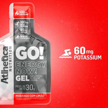 Imagem de Go! Energy Now Gel - Caixa 10 Saches 30g cada - Atlhetica Nutrition