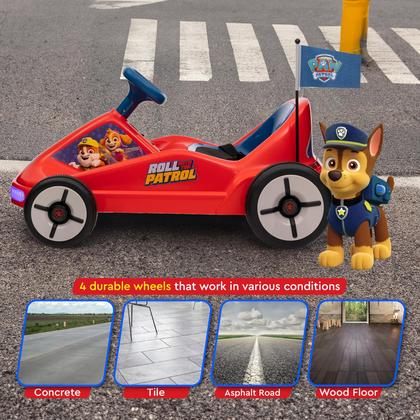 Imagem de Go Kart Voyager Paw Patrol Chase 6V elétrico para crianças