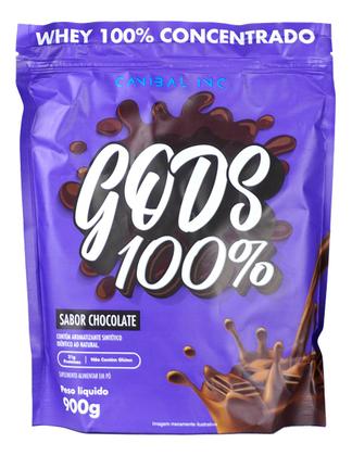 Imagem de Gods Whey 100% 900g Refil Chocolate Canibal Inc