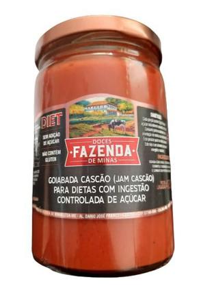 Imagem de Goiabada cascão Diet Fazenda de Minas 420G
