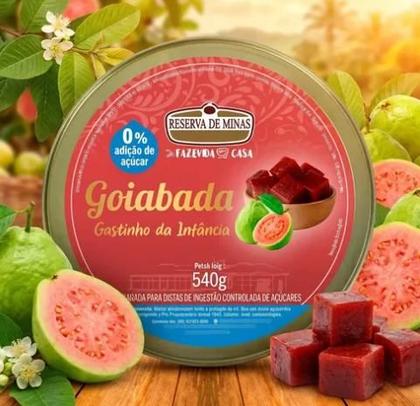 Imagem de Goiabada Diet Zero Açucar 540g Reseva De Minas