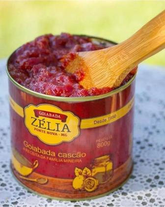 Imagem de Goiabada Zélia Lata 800g  Sabor Tradicional, Textura Cremosa e Qualidade Inconfundível 3UNIDADES