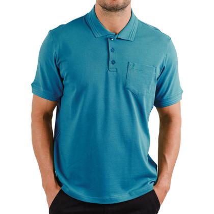 Imagem de Gola Polo Masc C/ Bolso Algodão Com Elastano Sibra CP0002CB